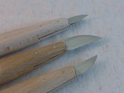Ensemble de trois couteaux pour la sculpture